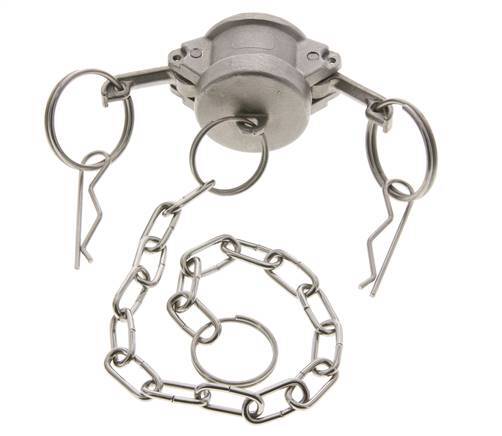 Camlock DN 20 (3/4'') Stainless Steel Coupling End Cap Type DC MIL-C-27487