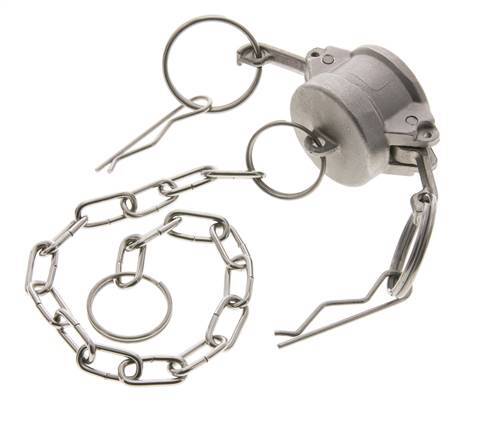 Camlock DN 20 (3/4'') Stainless Steel Coupling End Cap Type DC MIL-C-27487