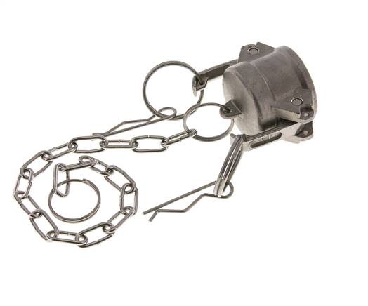 Tapón de acoplamiento de acero inoxidable Camlock DN 25 (1'') Tipo DC MIL-C-27487