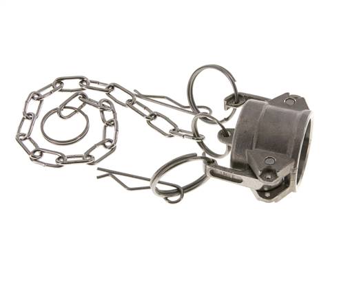 Tapón de acoplamiento de acero inoxidable Camlock DN 25 (1'') Tipo DC MIL-C-27487