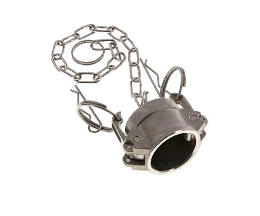 Tapón de acoplamiento de acero inoxidable Camlock DN 25 (1'') Tipo DC MIL-C-27487