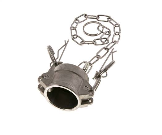 Tapón de acoplamiento de acero inoxidable Camlock DN 25 (1'') Tipo DC MIL-C-27487