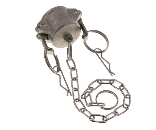 Tapón de acoplamiento de acero inoxidable Camlock DN 25 (1'') Tipo DC MIL-C-27487