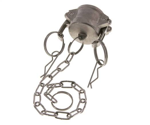 Tapón de acoplamiento de acero inoxidable Camlock DN 25 (1'') Tipo DC MIL-C-27487