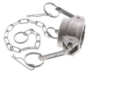 Camlock DN 32 (1 1/4'') Stainless Steel Coupling End Cap Type DC MIL-C-27487