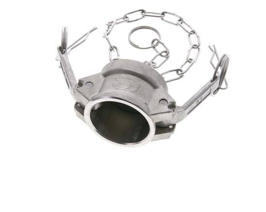 Camlock DN 32 (1 1/4'') Stainless Steel Coupling End Cap Type DC MIL-C-27487