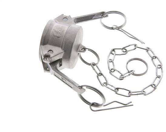 Camlock DN 32 (1 1/4'') Stainless Steel Coupling End Cap Type DC MIL-C-27487