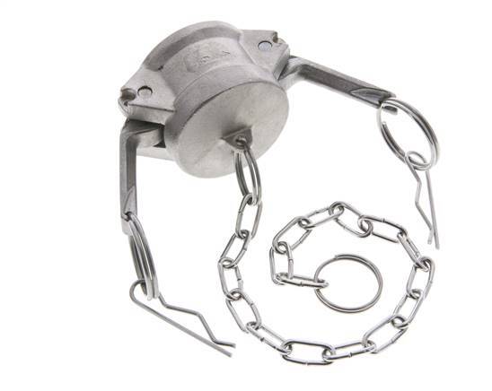 Camlock DN 32 (1 1/4'') Stainless Steel Coupling End Cap Type DC MIL-C-27487