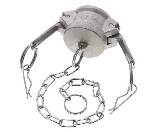Camlock DN 32 (1 1/4'') Stainless Steel Coupling End Cap Type DC MIL-C-27487