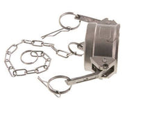 Tapón de acoplamiento de acero inoxidable Camlock DN 50 (2'') Tipo DC MIL-C-27487