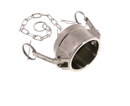Tapón de acoplamiento de acero inoxidable Camlock DN 50 (2'') Tipo DC MIL-C-27487