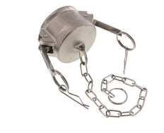 Tapón de acoplamiento de acero inoxidable Camlock DN 50 (2'') Tipo DC MIL-C-27487