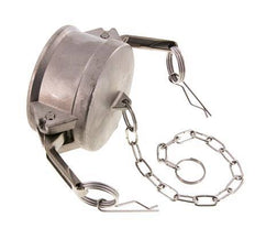 Tapón de acoplamiento de acero inoxidable Camlock DN 75 (3'') Tipo DC MIL-C-27487
