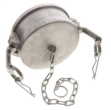 Tapón de acoplamiento de acero inoxidable Camlock DN 90 (4'') Tipo DC MIL-C-27487