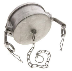 Tapón de acoplamiento de acero inoxidable Camlock DN 90 (4'') Tipo DC MIL-C-27487