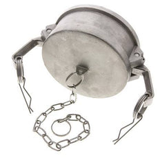 Tapón de acoplamiento de acero inoxidable Camlock DN 90 (4'') Tipo DC MIL-C-27487