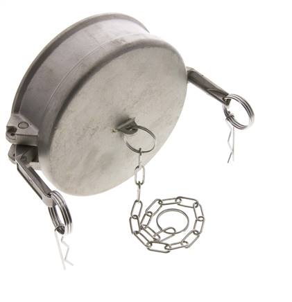 Tapón de acoplamiento de acero inoxidable Camlock DN 120 (5'') Tipo DC MIL-C-27487