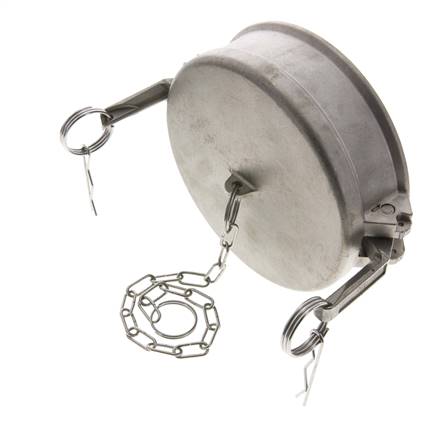 Tapón de acoplamiento de acero inoxidable Camlock DN 120 (5'') Tipo DC MIL-C-27487