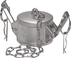 Camlock DN 140 (6'') Aluminium Coupling End Cap Type DC MIL-C-27487