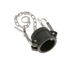 Tapón de acoplamiento de polipropileno Camlock DN 32 (1 1/4'') Tipo DC MIL-C-27487