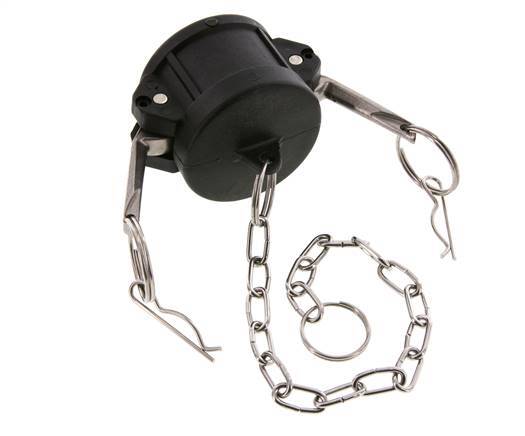 Tapón de acoplamiento de polipropileno Camlock DN 40 (1 1/2'') Tipo DC MIL-C-27487