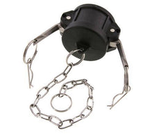Tapón de acoplamiento de polipropileno Camlock DN 40 (1 1/2'') Tipo DC MIL-C-27487