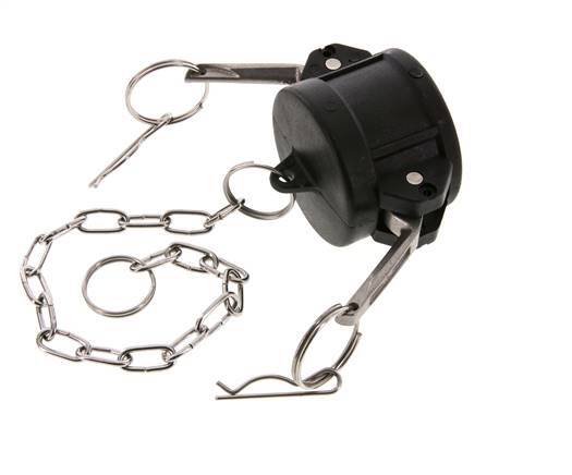 Tapón de acoplamiento de polipropileno Camlock DN 40 (1 1/2'') Tipo DC MIL-C-27487