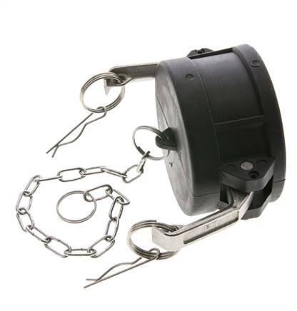 Tapón de acoplamiento de polipropileno Camlock DN 75 (3'') Tipo DC MIL-C-27487