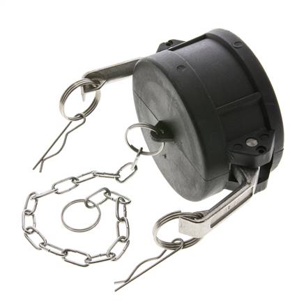 Tapón de acoplamiento de polipropileno Camlock DN 75 (3'') Tipo DC MIL-C-27487