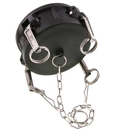 Tapón de acoplamiento de polipropileno Camlock DN 90 (4'') Tipo DC MIL-C-27487