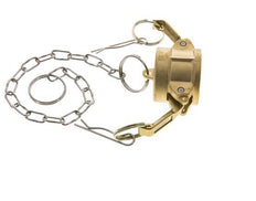 Tapa de extremo de acoplamiento de latón Camlock DN 25 (1'') Tipo DC MIL-C-27487