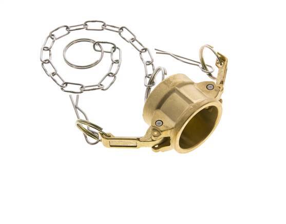 Tapa de extremo de acoplamiento de latón Camlock DN 25 (1'') Tipo DC MIL-C-27487