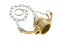 Tapa de extremo de acoplamiento de latón Camlock DN 25 (1'') Tipo DC MIL-C-27487
