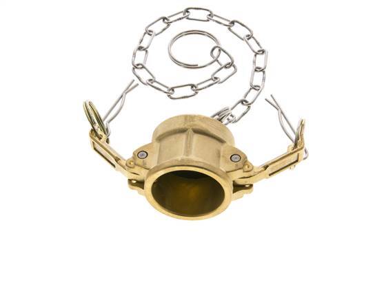 Tapa de extremo de acoplamiento de latón Camlock DN 25 (1'') Tipo DC MIL-C-27487