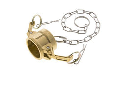 Tapa de extremo de acoplamiento de latón Camlock DN 25 (1'') Tipo DC MIL-C-27487