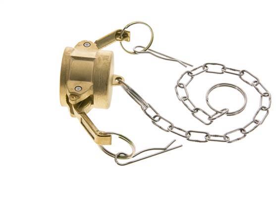 Tapa de extremo de acoplamiento de latón Camlock DN 25 (1'') Tipo DC MIL-C-27487