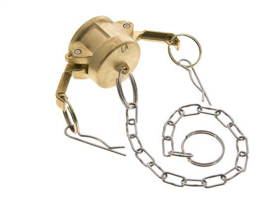 Tapa de extremo de acoplamiento de latón Camlock DN 25 (1'') Tipo DC MIL-C-27487