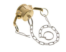 Tapa de extremo de acoplamiento de latón Camlock DN 25 (1'') Tipo DC MIL-C-27487