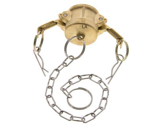 Tapa de extremo de acoplamiento de latón Camlock DN 25 (1'') Tipo DC MIL-C-27487