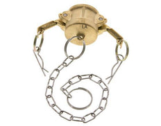 Tapa de extremo de acoplamiento de latón Camlock DN 25 (1'') Tipo DC MIL-C-27487