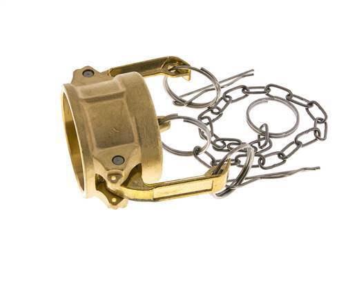 Tapa de extremo de acoplamiento de latón Camlock DN 40 (1 1/2'') Tipo DC MIL-C-27487