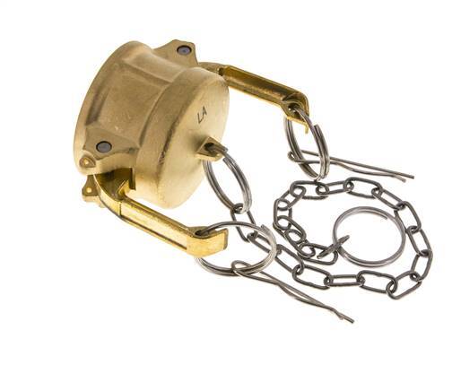 Tapa de extremo de acoplamiento de latón Camlock DN 40 (1 1/2'') Tipo DC MIL-C-27487