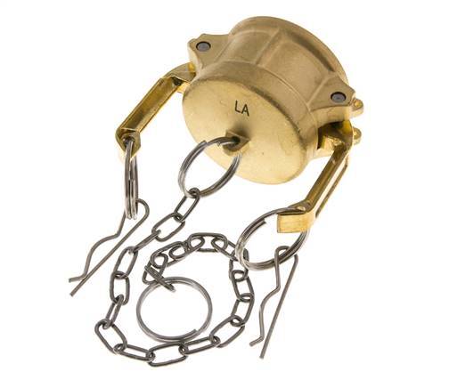 Tapa de extremo de acoplamiento de latón Camlock DN 40 (1 1/2'') Tipo DC MIL-C-27487