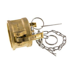 Tapa de extremo de acoplamiento de latón Camlock DN 50 (2'') Tipo DC MIL-C-27487