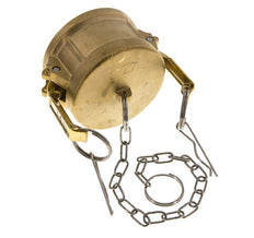 Tapa de extremo de acoplamiento de latón Camlock DN 60 (2 1/2'') Tipo DC MIL-C-27487