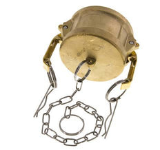 Tapa de extremo de acoplamiento de latón Camlock DN 60 (2 1/2'') Tipo DC MIL-C-27487
