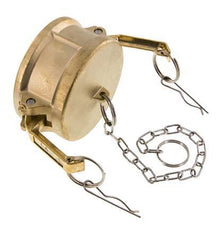 Tapón de acoplamiento de latón Camlock DN 75 (3'') Tipo DC MIL-C-27487