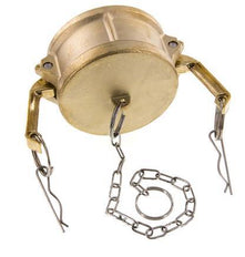 Tapón de acoplamiento de latón Camlock DN 75 (3'') Tipo DC MIL-C-27487