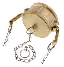 Tapón de acoplamiento de latón Camlock DN 75 (3'') Tipo DC MIL-C-27487
