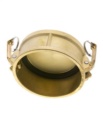 Tapa de extremo de acoplamiento de latón Camlock DN 90 (4'') Tipo DC MIL-C-27487